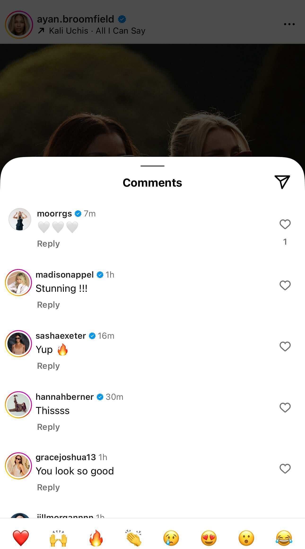 Comments section